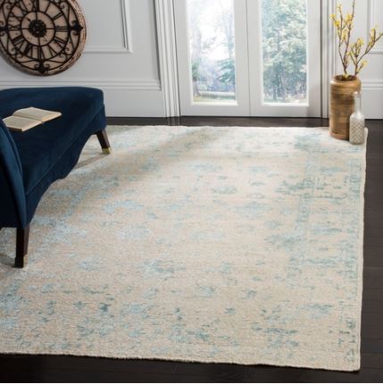 Centennial Collection 6' x 9' Silver / Light Blue Design