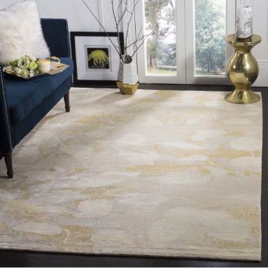 Size 6' x 9' Safavieh Tibetan Rug Collection: - Creme / Yellow