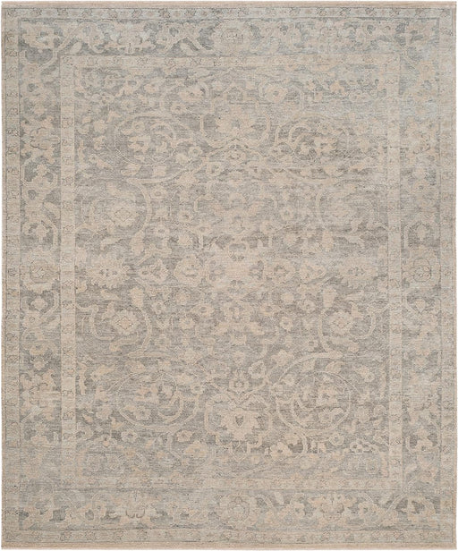 SAFAVIEH Izmir Collection Area Rug - 6' x 9', Light Grey & Light Mint, Hand-Knotted Traditional New Zealand Wool, Ideal for High Traffic Areas in Living Room, Bedroom (IZM174A)
