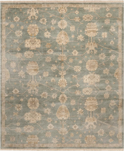 Size 6' x 9' Color: Blue / Ivory Safavieh Oushak Rug Collection - Blue / Ivory By Safavieh