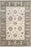 SAFAVIEH Oushak Collection Area Rug - 6' x 9', Ivory & Charcoal, Hand-Knotted Traditional Oriental Wool, Ideal for High Traffic Areas in Living Room, Bedroom