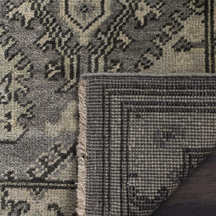 SAFAVIEH Sivas Collection 6' x 9' Dark Grey / Light Grey Handmade Traditional Premium New Zealand Wool Area Rug