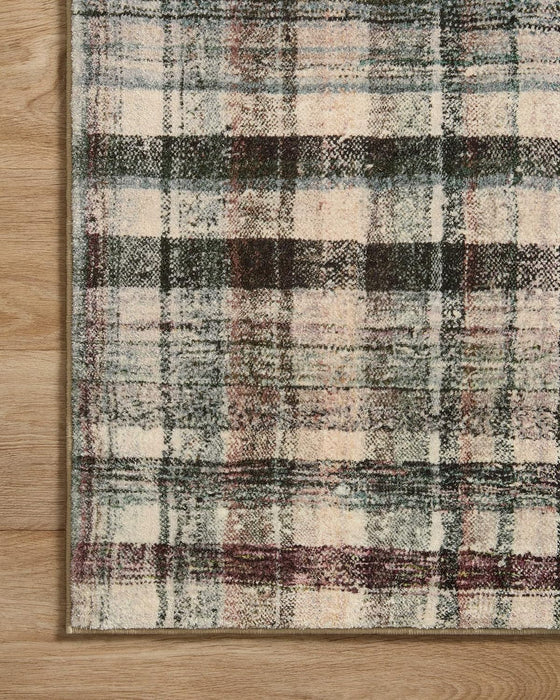 Loloi Chris Loves Julia x Loloi Humphrey Collection HUM-03 Forest/Multi 2'-3" x 7'-6" Runner Rug feat. CloudPile