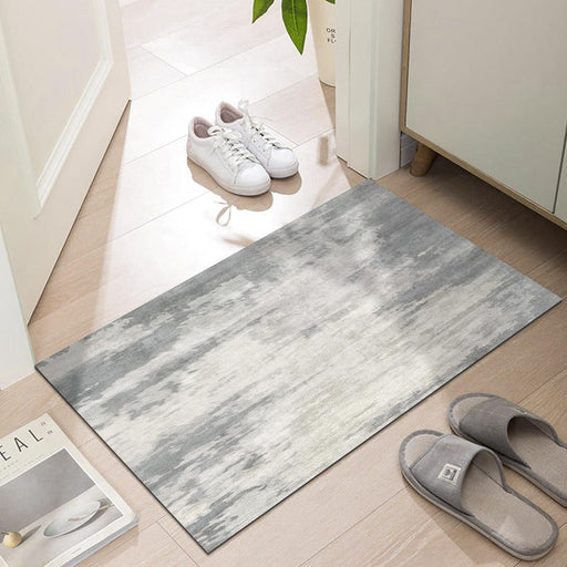 LYGLIGH Thin Door Mat Bathroom Rugs : Entryway Rugs Ultra Thin Non-Slip Absorbent Bath Mat for Front Door Entrance - 17"×30" Throw Rugs with Rubber Backing Machine Washable