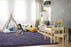 TWINNIS Super Soft Shaggy Rugs Fluffy Carpets 6x9 Feet, Indoor Modern Plush Area Rugs for Living Room Bedroom Kids Room Nursery Home Decor, Upgrade Anti-skid Durable Rectangular Fuzzy Rug, Grey Purple