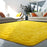 5x8 Feet Bright Yellow Luxury Fluffy Area Rug Modern Shag Rug