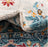 7' 10 x 10' Color Teal Madeline Vintage Rug