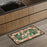 NiHome Indoor Doormat for Entrance Ultra-Thin, Non Slip Entryway Mat, Retro Entrance Floor Mat for Front Door, Soft, Absorbent, Dirt Resist, Machine-Washable, TPR Backing, 17"x31.5" (Lily Flower)