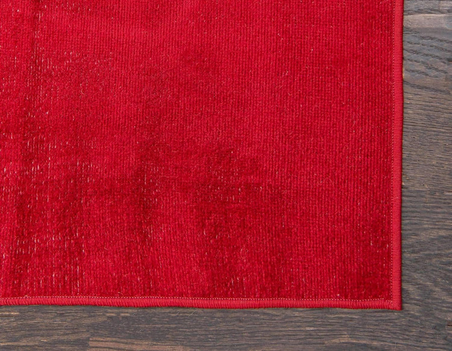Unique Loom Williamsburg Collection Area Rug - Solid (6' 1" x 9' Rectangle, Burgundy)