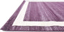 Unique Loom Del Mar Collection Area Rug - Maria (6' 1" x 9' Rectangle, Violet/ Ivory)