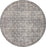 7'-10" x 7'-10" Color Charcoal/Dove Thick Round Area Rug By Loloi Amber Lewis