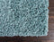 Unique Loom Solid Shag Collection Area Rug (8' x 11' Rectangle, Light Slate Blue)