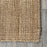 Square 8' Natural Solid Farmhouse Jute Area Rug by nuLOOM