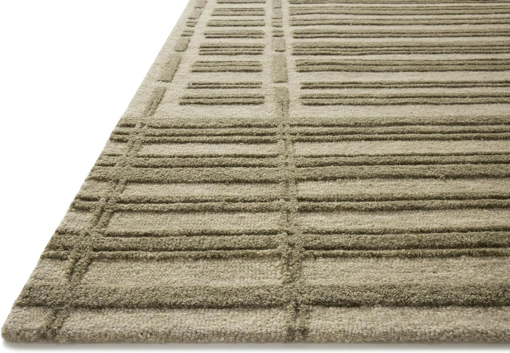 2'-3" x 3'-9" Sage/Olive Wool Hand Tufted Accent Rug by Loloi