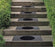 10 in. x 30 in. (Set of 5), Black/Silver Indoor/Outdoor Rubber Stair Treads