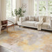 6'x9' Yellow Abstract Area Rug by Art&Tuft