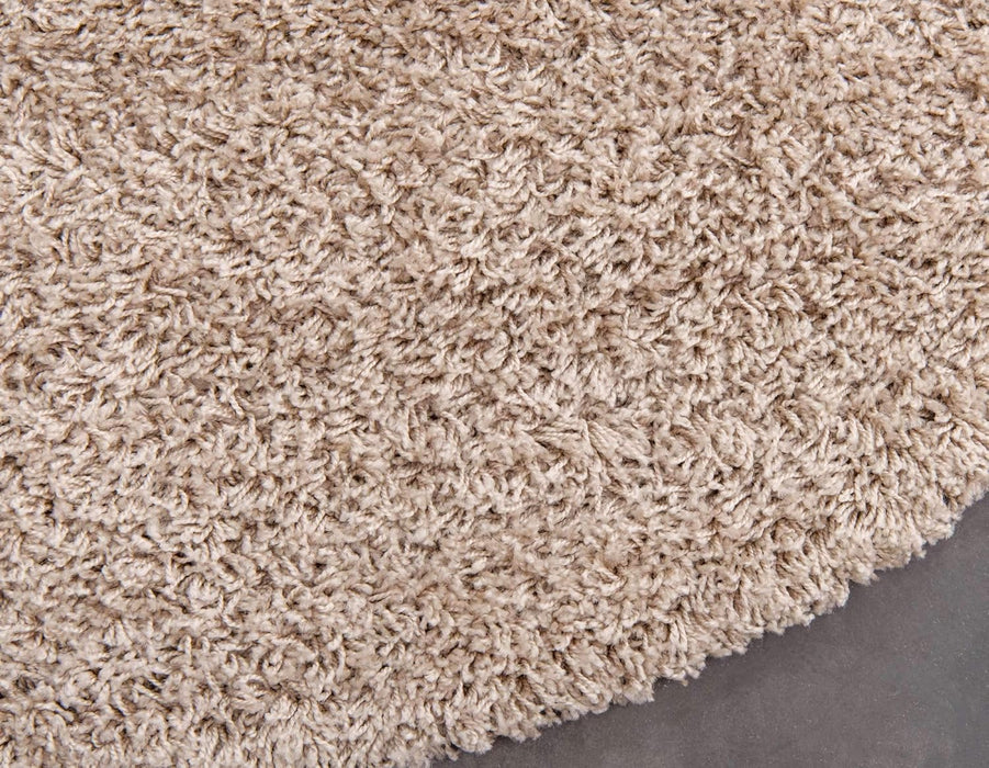 Loloi Amber Lewis Gold/Beige 7'-10'' x 7'-10'', 0.13'' Thick Round Area Rug