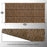 9' x 18' Black & Brown Large Floor Mat and Rug for Outdoors
