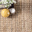 nuLOOM 3x5 Daniela Jute Tassel Hand Woven Area Rug, Natural, Solid Chunky Farmhouse Design