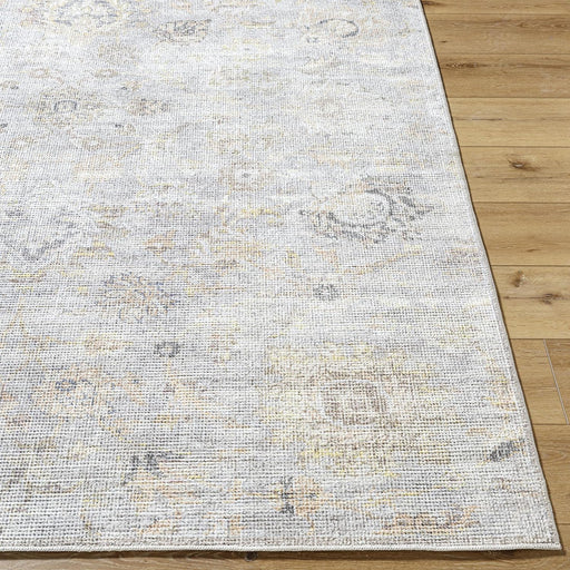 6'7" x 9' Pale Blue Traditional Area Rug by Surya