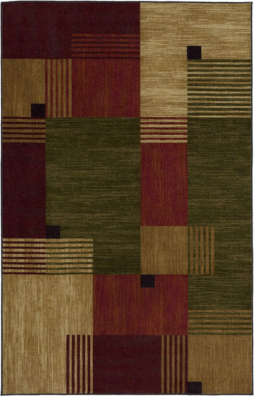 5' x 8' Red Modern Geometric Area Rug by Mohawk Home