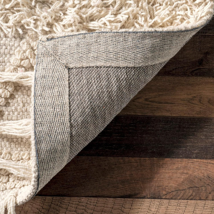 5' x 8' Stone Tassel Wool Area Rug by nuLOOM