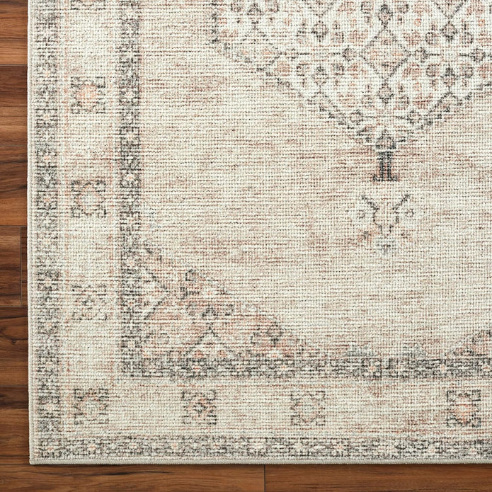 3'11" x 5'7" Brown Medallion Area Rug by Surya