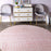 nuLOOM 4 Round Pink Moroccan Bohemian Area Rug