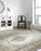 3'-4" x 5'-7" Oatmeal / Ivory Neutral Woven Accent Rug