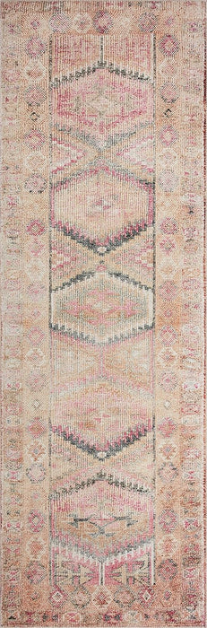 Loloi 2'-3" x 3'-9" Pink/Lagoon Accent Rug