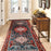 2x6 Red Washable Vintage Rugs