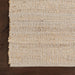 3x4 Jute & Cotton Natural, Solid Rustic Farmhouse Hand Woven Area Rug