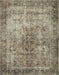 Loloi 2'-0" x 5'-0" Pebble/Taupe Thick Machine Washable Accent Rug