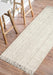 nuLOOM 2x10 Daniela Jute Tassel Hand Woven Area Rug, Off White, Solid Chunky Farmhouse Design, Natural Fiber