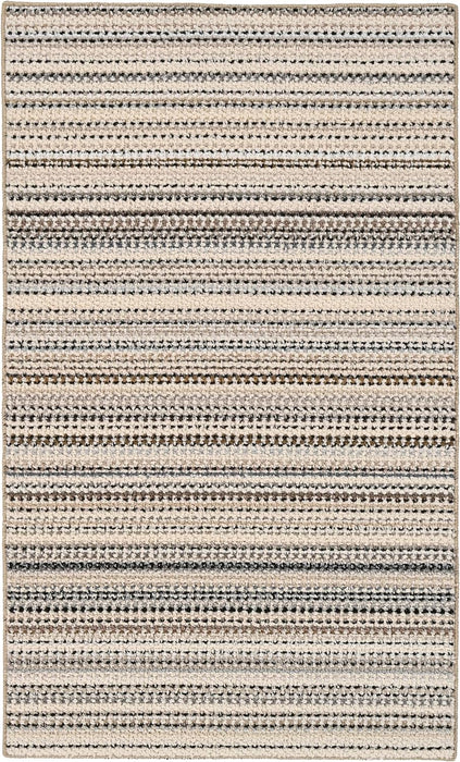 3-Feet by 5-Feet Random Earthtone Stripes by Garland Rug