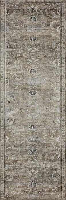  Loloi  2'-0" x 5'-0" Antique/Moss Vintage Distressed Accent Rug