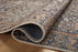 Loloi Amber Lewis x Loloi Georgie Collection GER-05 Denim / Spice, 2'-6" x 7'-6", 0.19" Thick Runner Rug