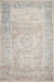 LOLOI Chris Loves Julia Natural/Ocean 2'-3'' x 3'-9'' Accent Rug