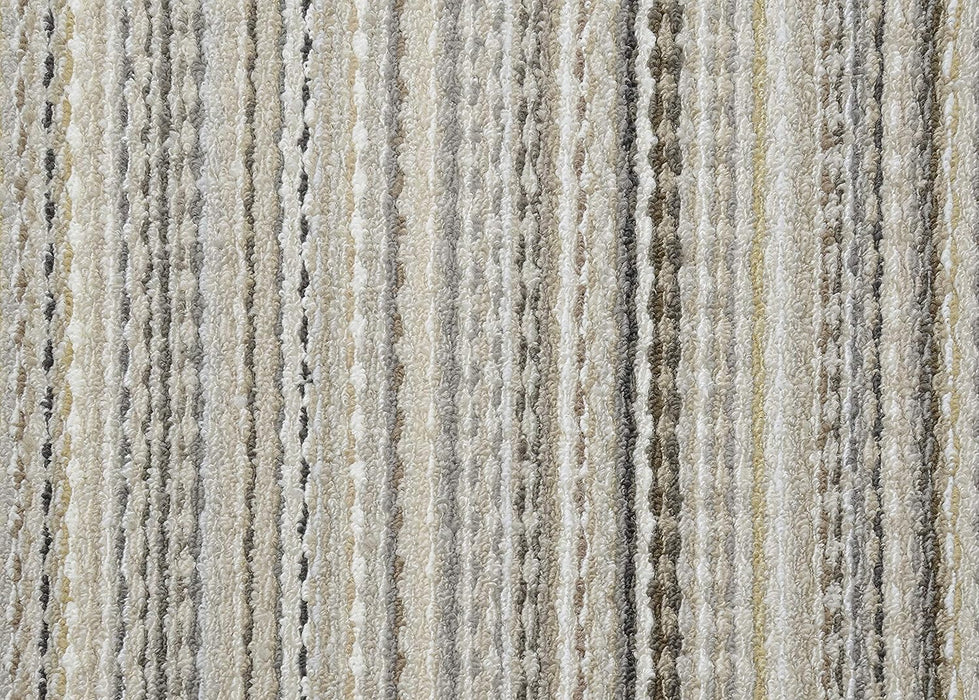 7 Ft. 6 in. x 9 Ft. 3 Earth Tone Stripe Area Rug by Garland Rug