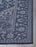 5ft 4in x 7ft 6in Blue Polypropylene Vintage Persian Outdoor Rug