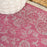 5' Round Fuchsia/Light Gray JONATHAN Y Bohemian Textured Weave Floral Indoor Outdoor Area Rug