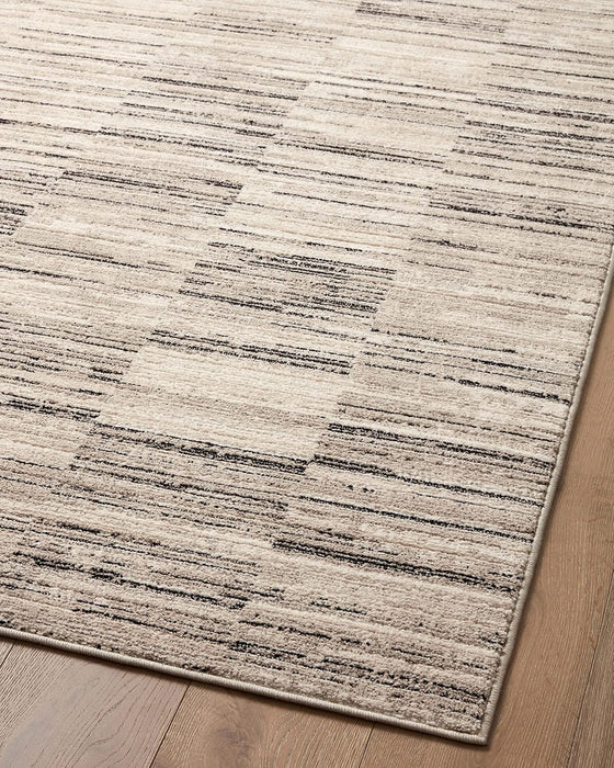 Loloi II Darby Collection DAR-01 Charcoal/Sand 2'-7" x 4' Accent Rug