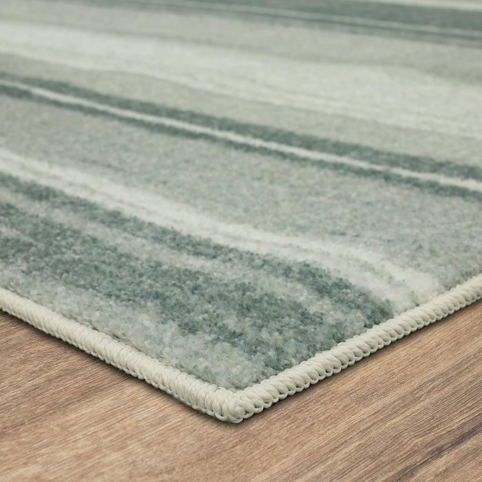 Mohawk Home Rainbow Stripe 2' x 5' Area Rug - Grey - Perfect for Living Room, Dining Room, Office
