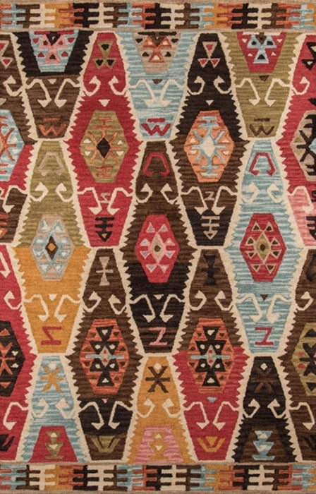 2' x 3', Multicolor Wool Hand Tufted Tip Sheared Transitional Area Rug