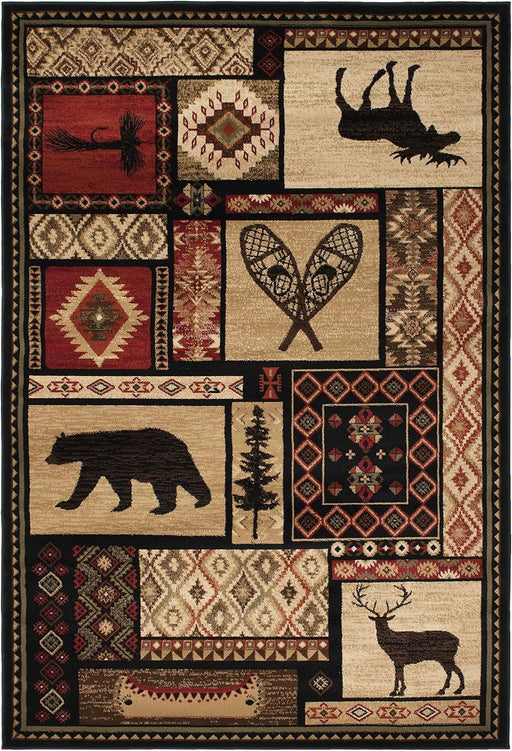 Mayberry Rug Patchwork Area Rug, 2 ft 3 in x 3 ft 3 in, Multi