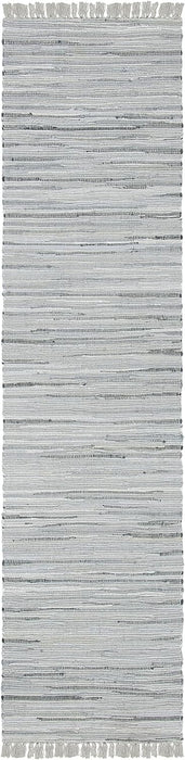 SAFAVIEH 2'3" x 6', Grey Handmade Boho Stripe Cotton