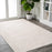 4 ft x 6 ft, Ivory Contemporary Solid Traditional