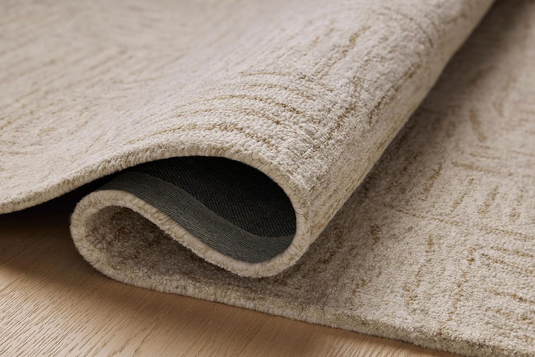 Loloi Chris Loves Julia Polly Collection Smoke/Sand 2'-3" x 3'-9" Accent Rug
