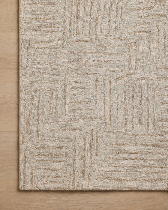 Loloi Chris Loves Julia Polly Collection Smoke/Sand 2'-3" x 3'-9" Accent Rug