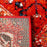 2'3" x 8', Orange & Red Traditional Oriental Design SAFAVIEH